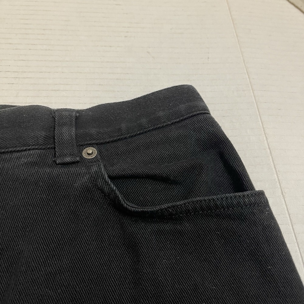Lauren Ralph Lauren Vintage Black Midi Long Denim Skirt Women's Sz 8 - Picture 5 of 16